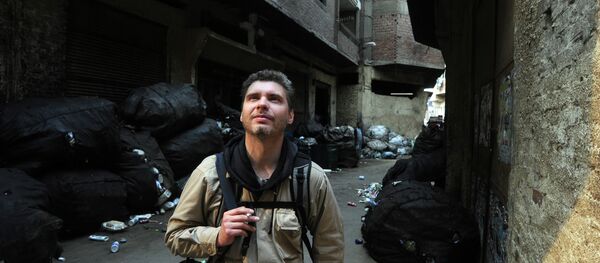 Хабарнигор-аккоси ОИБ Россия сегодня Андрей Стенин. Акс аз бойгонӣ - Sputnik Тоҷикистон