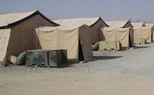 Военные палатки в Афганистане. Архивное фото - Sputnik Таджикистан