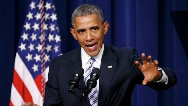 Барак Обама выступает на саммите по борьбе с экстремизмом в Вашингтоне - Sputnik Таджикистан