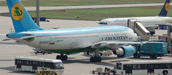 Самолет узбекских авиалиний, архивное фото - Sputnik Тоҷикистон