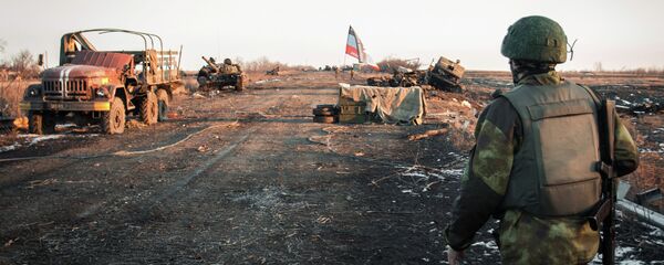 Вазъ дар Донбасс. Акс аз бойгонӣ Вазъ дар Донбасс. Акс аз бойгонӣ - Sputnik Тоҷикистон