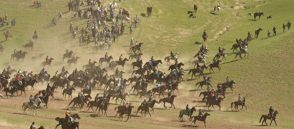 Бузкаши: национальная забава на лошадях - Sputnik Тоҷикистон