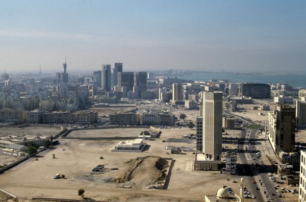 Вид на город Эль-Кувейт сверху. Архивное фото - Sputnik Таджикистан