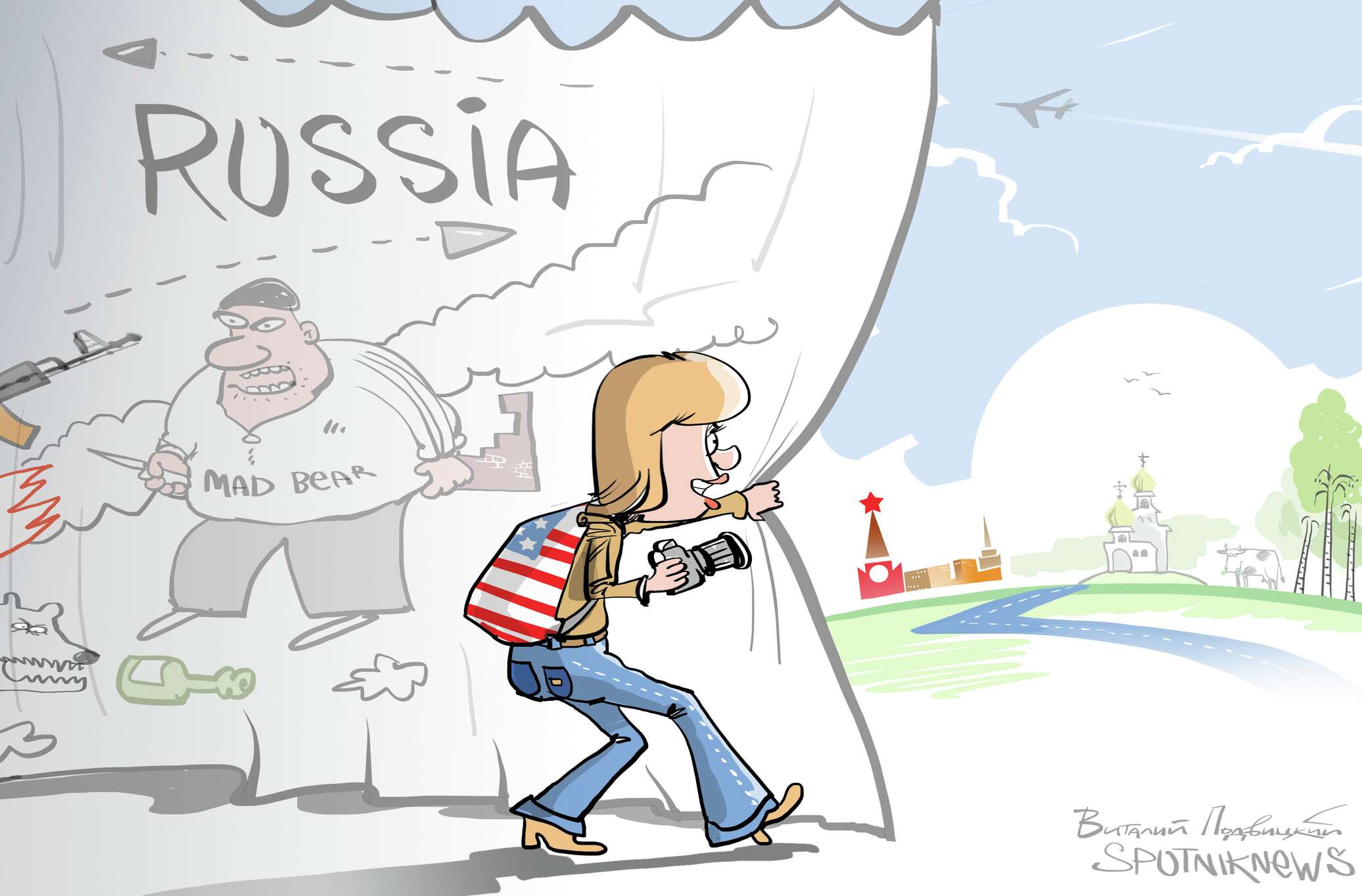 Get russian. Иностранные карикатуры о России. Карикатуры на Россию. Иностранец карикатура. Иностранные граждане карикатура.