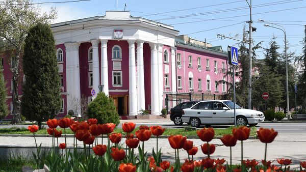 Здание администрации города Душанбе. Архивное фото - Sputnik Тоҷикистон