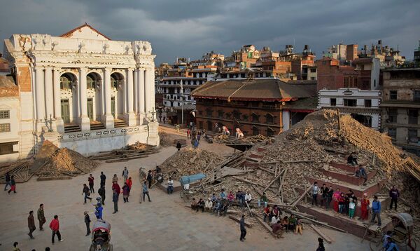 Разрушительное землетрясение в Непале - Sputnik Таджикистан
