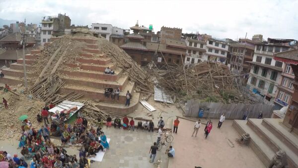 Столица Непала до и после землетрясения. Съемка с беспилотника - Sputnik Таджикистан