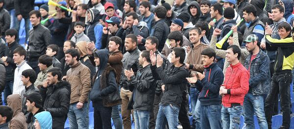 Таджикские футбольные болельщики, архивное фото Таджикские футбольные болельщики, архивное фото - Sputnik Таджикистан