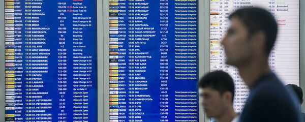 Пассажирский терминал в аэропорту Домодедово, архивное фото - Sputnik Тоҷикистон