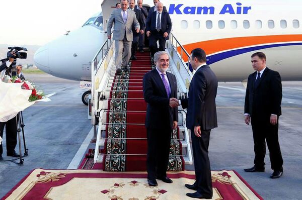 Премьер-министр Афганистана доктор Абдулло Абдулло прибыл с первым официальным визитом в Таджикистан - Sputnik Таджикистан