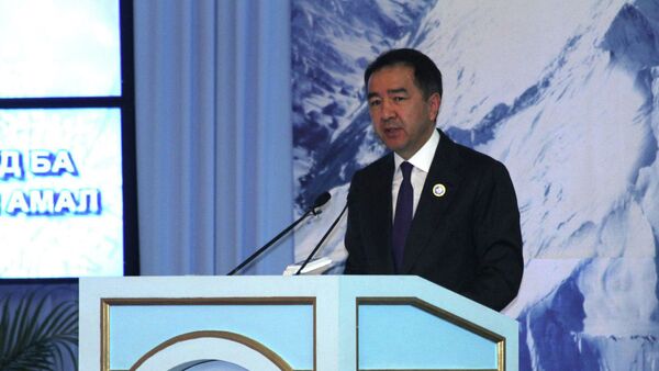 Бахытжан Сагинтаев выступает на конференции “Вода для жизни” 9 июня 2015 года - Sputnik Таджикистан