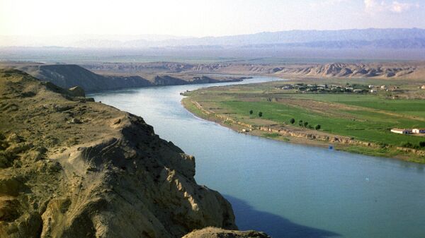 Река Сырдарья в районе города Ленинабада - Sputnik Таджикистан