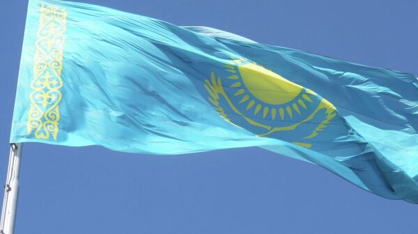 Флаг Казахстана. Архивное фото - Sputnik Таджикистан