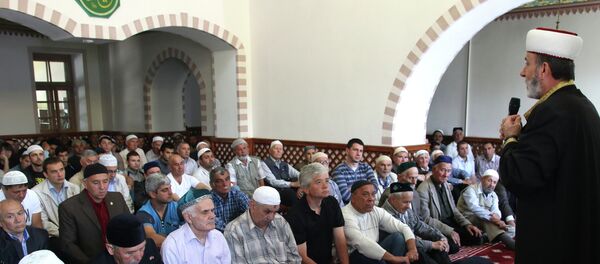 Намоз дар масҷид. Акс аз бойгонӣ - Sputnik Тоҷикистон