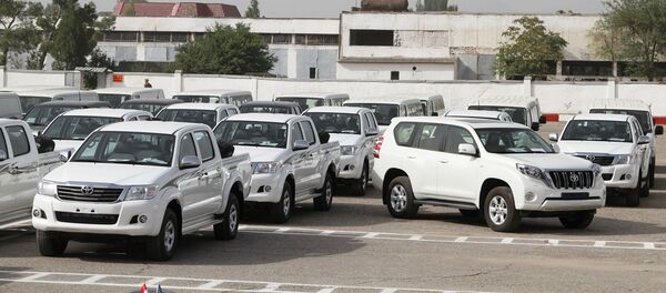 США предоставили силовикам Таджикистана 87 автомашин - Sputnik Тоҷикистон