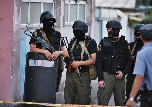 Военнослужащие спецназа в Бишкеке. Архивное фото - Sputnik Таджикистан