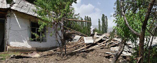 Авоқиби селоб дар рустои Бедак - Sputnik Тоҷикистон