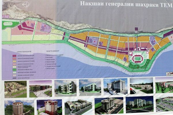 Проект нового городка в Хороге - Sputnik Таджикистан