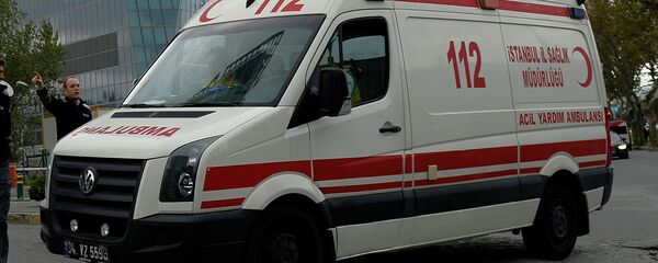 Машина скорой помощи в Турции. Архивное фото - Sputnik Тоҷикистон