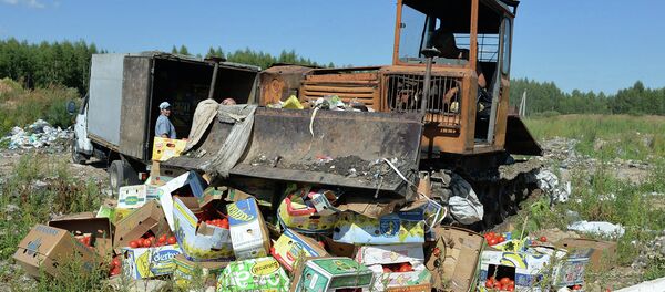 Уничтожение санкционных продуктов - Sputnik Тоҷикистон