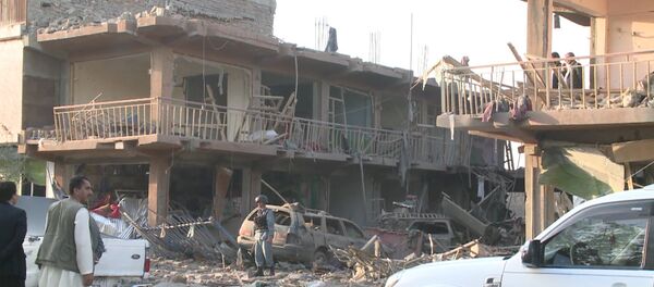 Взрыв заминированного грузовика в Кабуле. Архивное фото - Sputnik Таджикистан