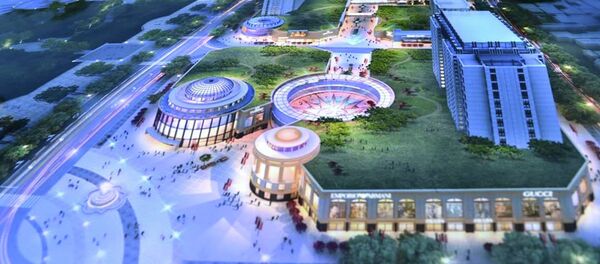 Фрагмент проекта центральной части Худжанда - Sputnik Таджикистан