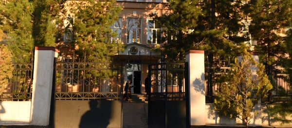 Бинои додгоҳи ноҳияи Исмоили Сомонӣ. Акс аз бойгонӣ - Sputnik Тоҷикистон