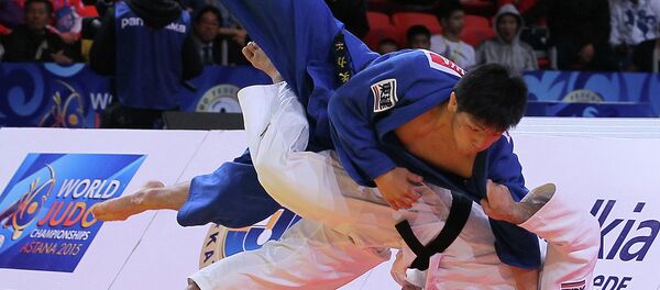 Сабқати ҷаҳонии дзюдо дар Остонаи Қазоқистон. 26 августи соли 2015 Сабқати ҷаҳонии дзюдо дар Остонаи Қазоқистон. 26 августи соли 2015 - Sputnik Тоҷикистон