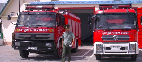 Рынок Корвон теперь имеет свою систему пожаробезопасности - Sputnik Таджикистан