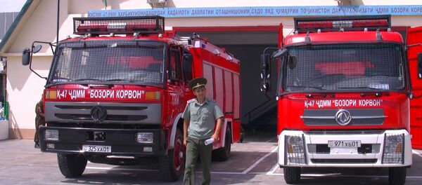 Бозори “Корвон” акнун соҳиби низоми муҳофизат аз сӯхтор аст - Sputnik Тоҷикистон