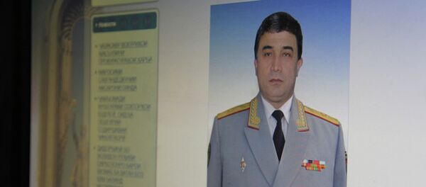 Фотография Абдухалима Назарзода на сайте Министерства обороны Таджикистана. Фото экрана Фотография Абдухалима Назарзода на сайте Министерства обороны Таджикистана. Фото экрана - Sputnik Таджикистан