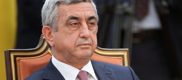 Президент Армении Серж Саргсян. Архивное фото - Sputnik Тоҷикистон