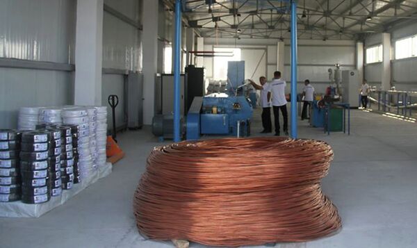 Первый кабельный завод в Кайраккуме Сугдкабель - Sputnik Таджикистан