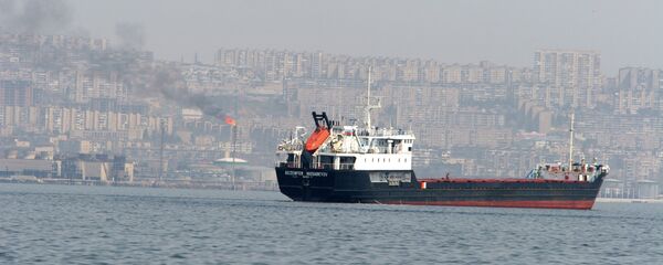 Киштии нафткаш дар баҳр. Акс аз бойгонӣ - Sputnik Тоҷикистон