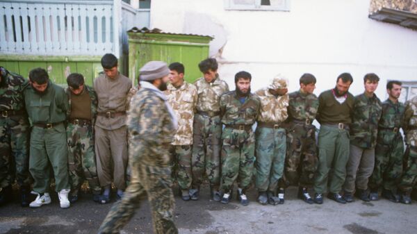 Гражданская война в Таджикистане. Пленные. Архивное фото. - Sputnik Таджикистан