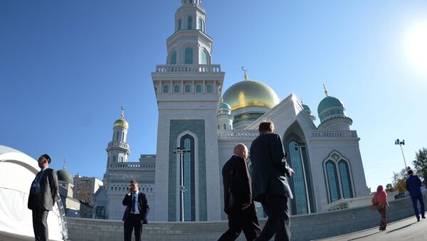 Открытие после реставрации главной мечети Москвы - Sputnik Таджикистан