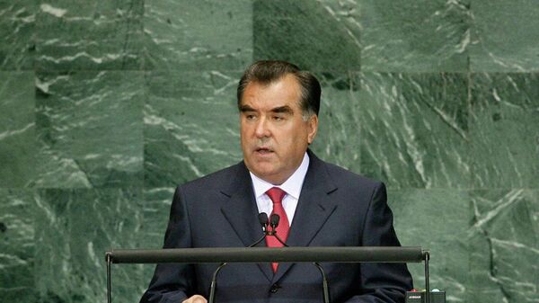 Эмомали Рахмон в ООН. Архивное фото - Sputnik Таджикистан