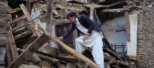 Последствия землетрясения в Пакистане - Sputnik Тоҷикистон