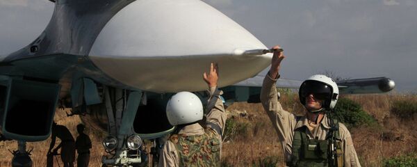 Российская боевая авиация на аэродроме Хмеймим в Сирии. Архивное фото. - Sputnik Таджикистан