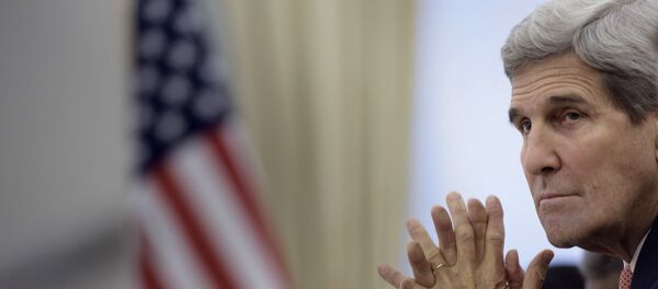Котиби давлатии ИМА Ҷон Керрӣ.  Акс аз бойгонӣ - Sputnik Тоҷикистон