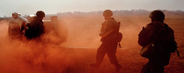 Военные учения артиллеристов, архивное фото - Sputnik Таджикистан