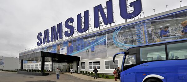 Завод корейской компании Samsung Electronics. Архивное фото - Sputnik Таджикистан