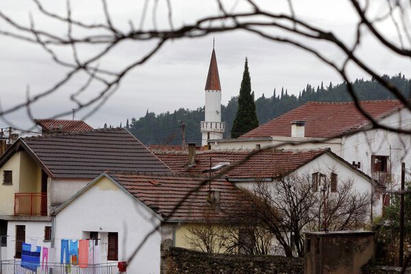 Вид на старый город - столицу Черногории город Подгорица. Архивное фото. - Sputnik Таджикистан