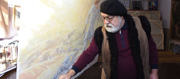 Народный художник Таджикистана Сабзали Шарипов - Sputnik Таджикистан