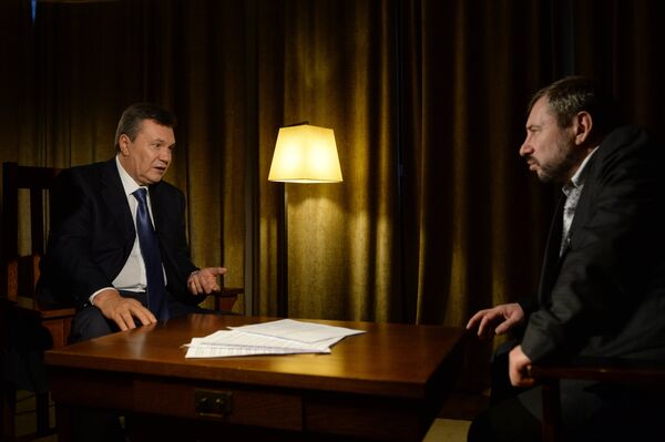 Бывший президент Украины Виктор Янукович дал интервью РИА Новости - Sputnik Таджикистан
