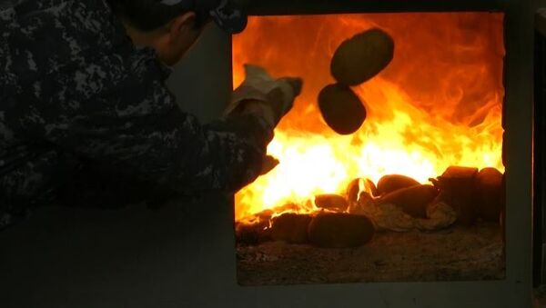 Около 400 килограммов наркотиков сожгли в новой печи АКН - Sputnik Таджикистан