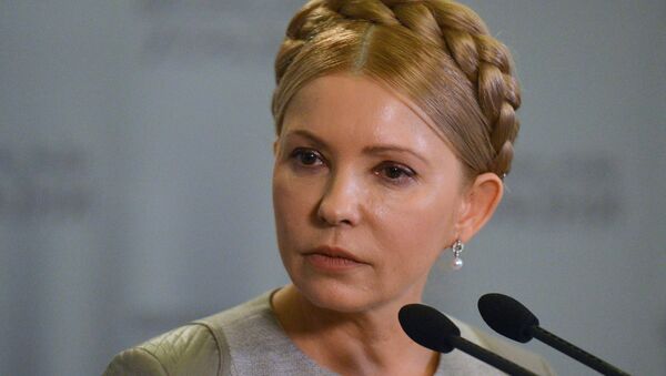 Лидер партии Батькивщина Юлия Тимошенко, архивное фото - Sputnik Таджикистан
