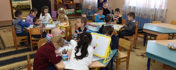 В 201-й военной базе в Душанбе открыт детский сад Радуга - Sputnik Тоҷикистон