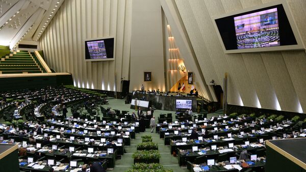 В зале заседаний парламента Ирана. Архивное фото - Sputnik Таджикистан