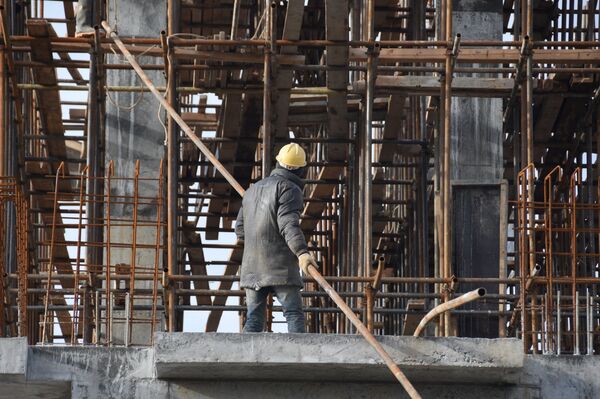 Строительство Центральной мечети в Душанбе - Sputnik Таджикистан